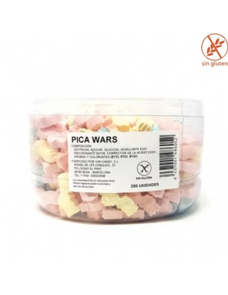 Caramelo Comprimido Pica Wars Bard 250uds Ivincandy Golosinas