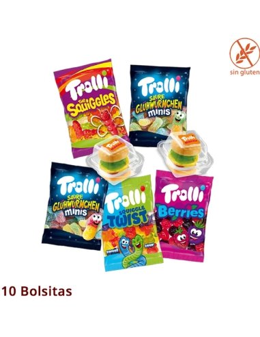 10 Bolsitas de goma Original Hits de Trolli 200gr