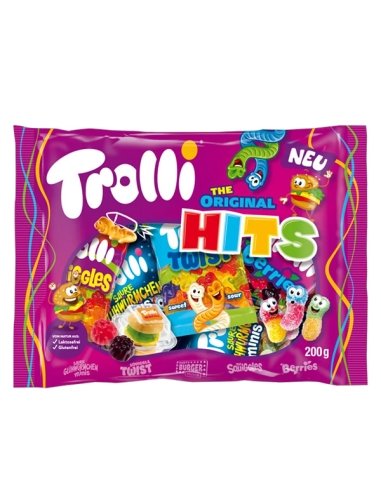 10 Bolsitas de goma Original Hits de Trolli 200gr