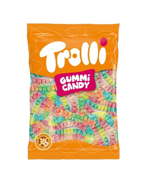 Chuches Halloween Ciempiés con azúcar 1Kg Trolli Golosinas
