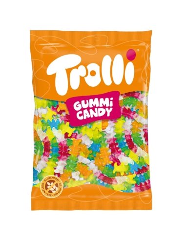 Chuches Halloween Ciempiés brillo 1Kg Trolli Golosinas a granel