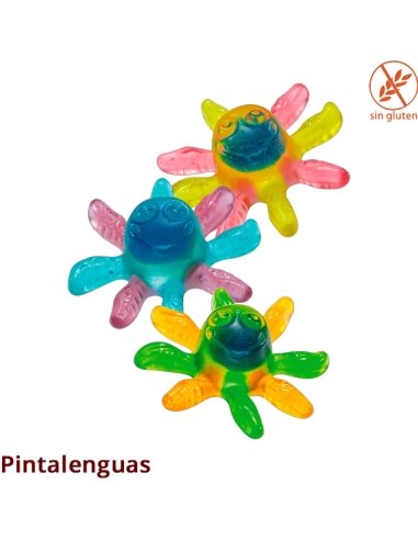 Chuches Pulpos Blue pintalenguas de goma 1Kg Trolli Golosinas