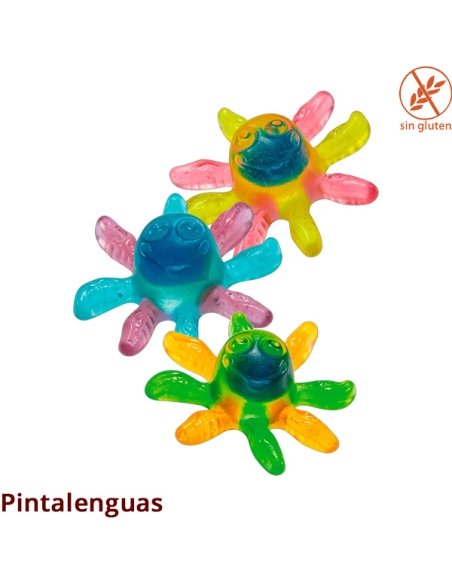 Chuches Pulpos Blue pintalenguas de goma 1Kg Trolli Golosinas
