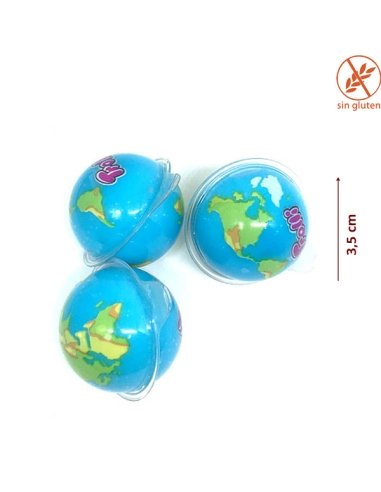Chuches Bolas Mundo Blue Planets de goma 85uds Trolli Golosinas