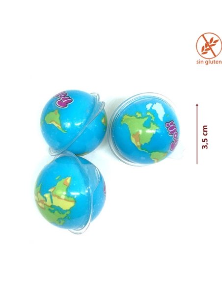Chuches Bolas Mundo Blue Planets de goma 85uds Trolli Golosinas