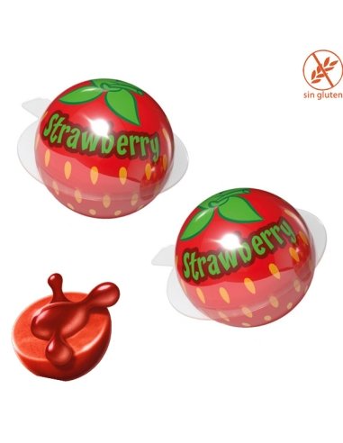 Chuches Fresas Rellenas Bomb Strawberry goma 85uds Trolli Golosinas