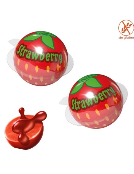 Chuches Fresas Rellenas Bomb Strawberry goma 85uds Trolli Golosinas