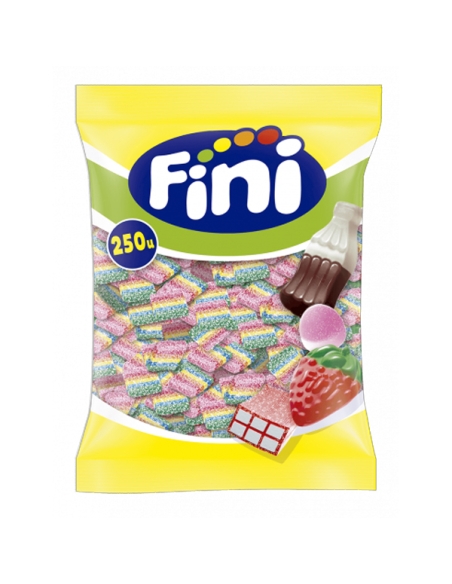 Regaliz Dulce Media Lengua Multifruit Chewy Chips 250uds Fini Golosinas a granel