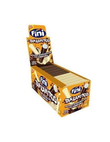 Nubes chocolateadas Tanzanitos Nata y Chocolate 150uds Fini Golosinas