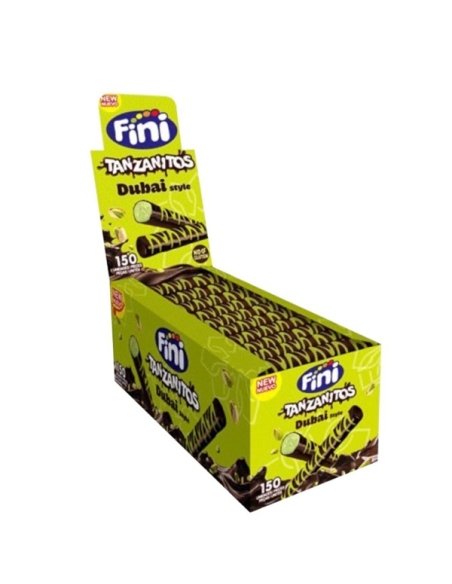 Nubes chocolateadas Tanzanitos Pistacho con Chocolate 150uds Fini Golosinas