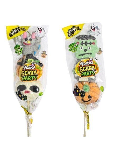Piruletas Nubes chuches Halloween Scary Party 35gr 24uds Johny Bee