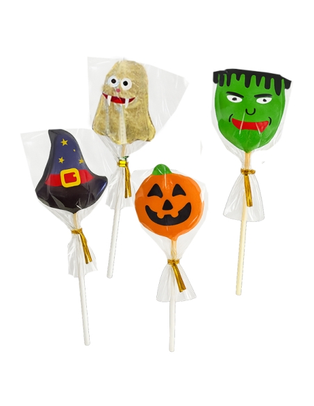 Piruletas Caramelo Halloween Scary Lollipop 30uds