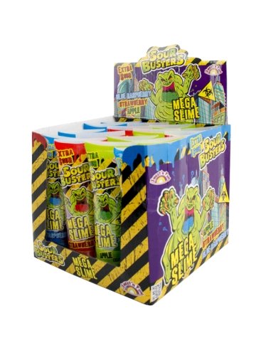 Mega Slime de chuches ácidas Sour Buster 80gr 16uds Cool Candies