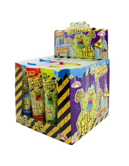 Mega Slime de chuches ácidas Sour Buster 80gr 16uds Cool Candies