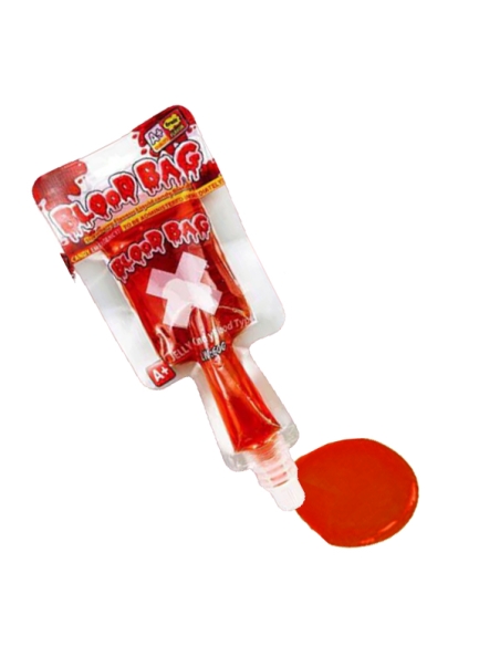 Bolsita chuches líquida fresa sangre Halloween 24uds Blood Bag