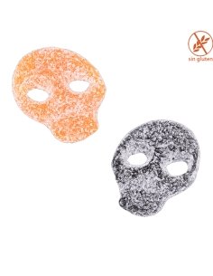 Goma ácida Calaveras ácidas Negras moras y Naranjas 290uds Mr Flopo