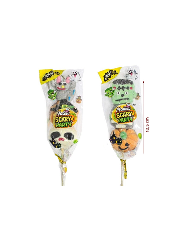 Piruletas Nubes chuches Halloween Scary Party 35gr 24uds Johny Bee
