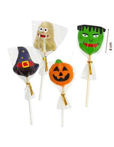 Piruletas Caramelo Halloween Scary Lollipop 30uds