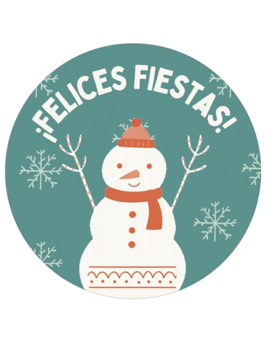 Bolsita chuches Nubes de Navidad con pegatina...