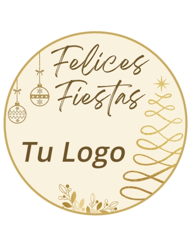 Bolsita chuches Nubes de Navidad con pegatina...