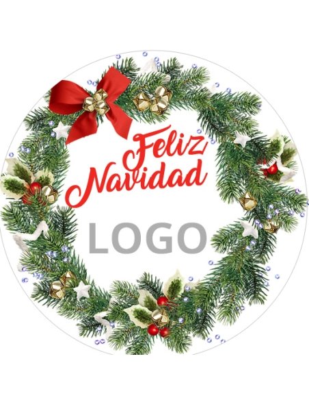 Bolsita 2 Maxi Bombones Crujientes detalle Navidad personalizados 1ud