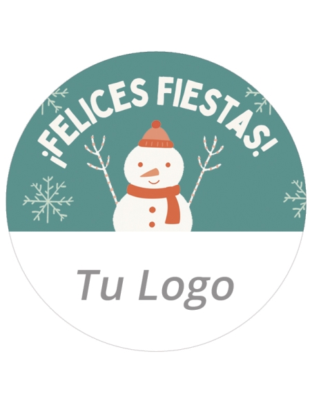 Bote grande de Chuches de Navidad 700gr personalizado 1ud