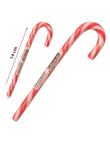 Bastones Navidad Rojos Medianos de caramelo 12gr 100uds