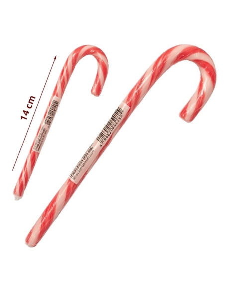 Bastones Navidad Rojos Medianos de caramelo 12gr 100uds