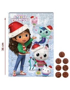 Calendario Adviento chocolate Gabby's dollhouse 50gr Bip Candy