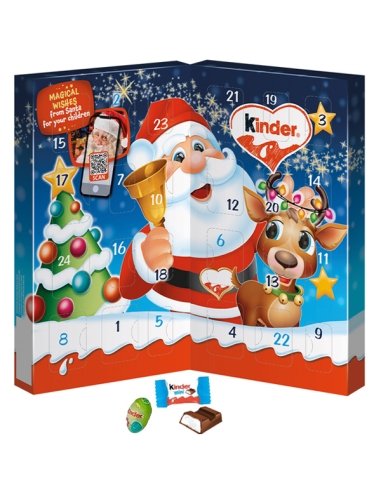 Calendario de Chocolate Kinder Libro Papá Noel 113gr