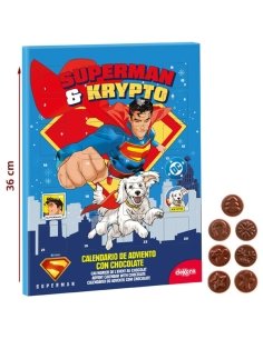 Calendario Adviento Chocolate Superman 50gr Dekora