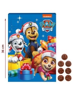 Calendario Adviento Chocolate Patrulla Canina 50gr Bip Candy