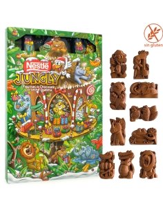 Calendario Adviento Chocolate leche Jungly 187gr 1ud