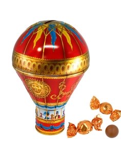 Caja Bombones Lata Globo Victoriano 150Gr Chocoday