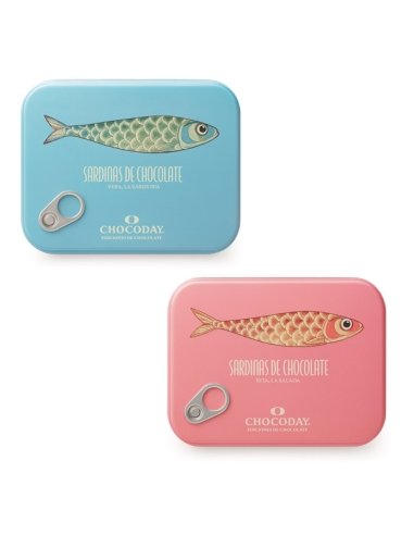 Lata de sardinas de Chocolate 15uds Chocoday