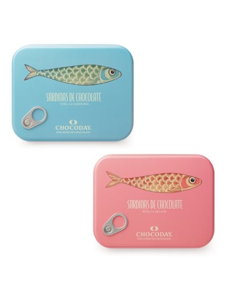 Lata de sardinas de Chocolate 15uds Chocoday