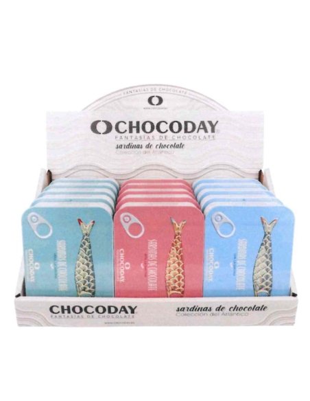 Lata de sardinas de Chocolate 15uds Chocoday