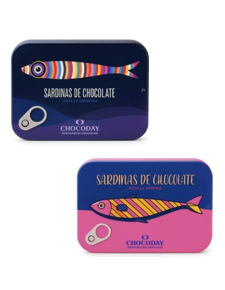 Lata de sardinas de Chocolate Arte Pop 15uds Chocoday