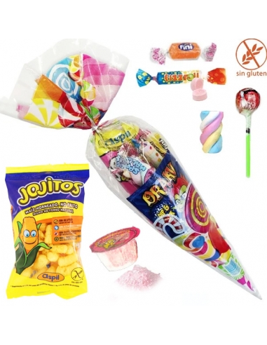 Cono Lleno de Chuches Bolsa de Cumpleaños 50gr