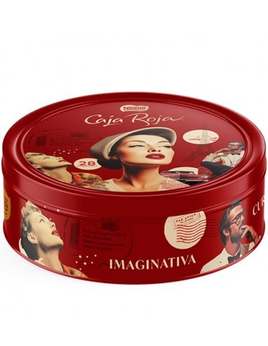 Caja Bombones Lata Roja Nestlé 250gr 28uds