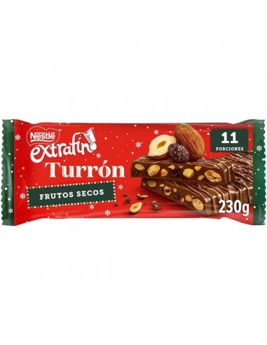Turrón Nestlé Extrafino Frutos Secos 230g