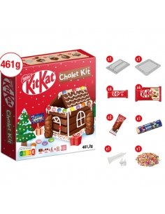 Casa Chalet de Chocolate con Kit Kat Nestlé 461,2gr