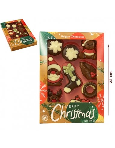 Caja Figuras Chocolate Navidad surtidas 95 g