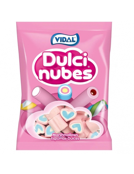 Chuches Nubes Corazón Tricolor 125uds Vidal Golosinas