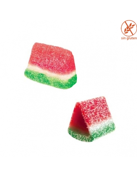 Chuches goma rellena Tajada Sandía 1Kg (90uds aprox) Fini Golosinas