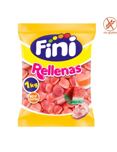 Chuches goma rellena Beso azúcar 1Kg (90uds aprox) Fini Golosinas
