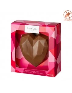 Corazón chocolate con leche 110g Simón Coll