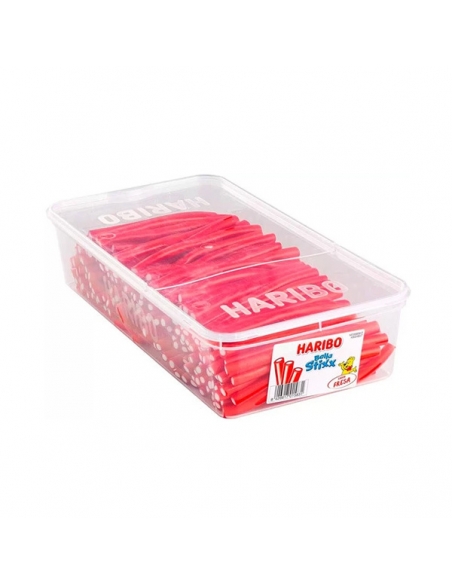 Caja Regaliz Rellenitos Balla Stixx Fresa 200uds Haribo Golosinas