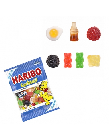 Mini Cocktail Brillo 18 Bolsitas de 90gr Haribo Golosinas