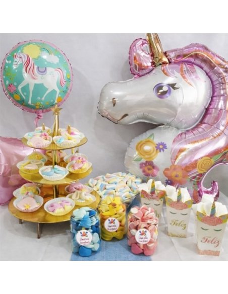 Mesa Chuches Unicornio Personalizada